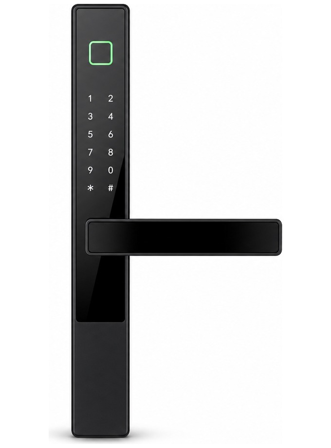 Carte produit WF-V2 serrure intelligente panneau aluminium