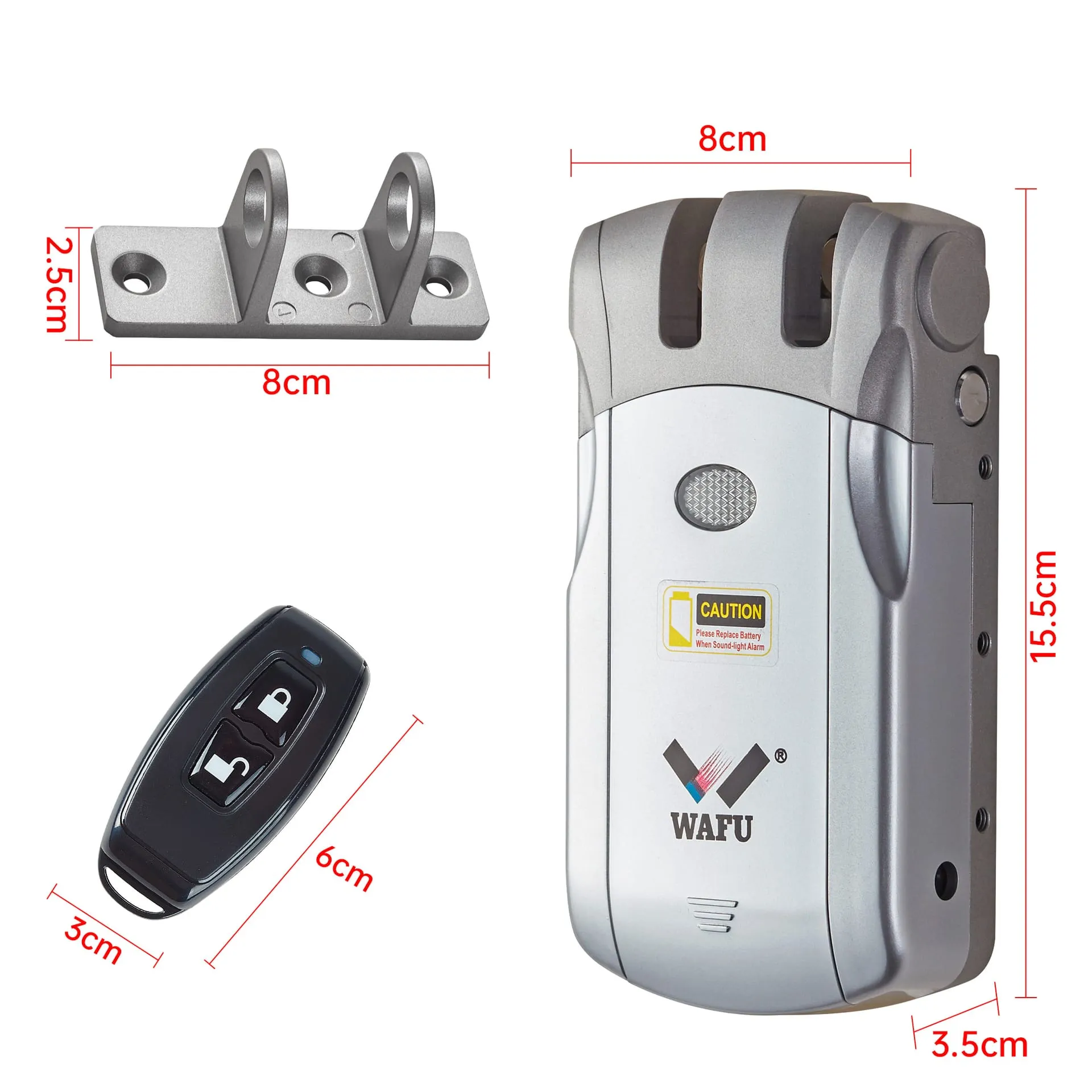 WAFU WF-019 Invisible Remote Lock — Invisible Remote Lock, zinc alloy | detail image 15