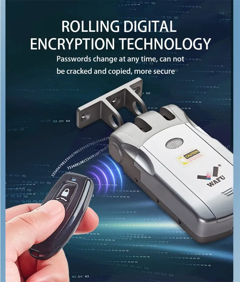 WAFU WF-019 Invisible Remote Lock — Invisible Remote Lock, zinc alloy | detail image 4