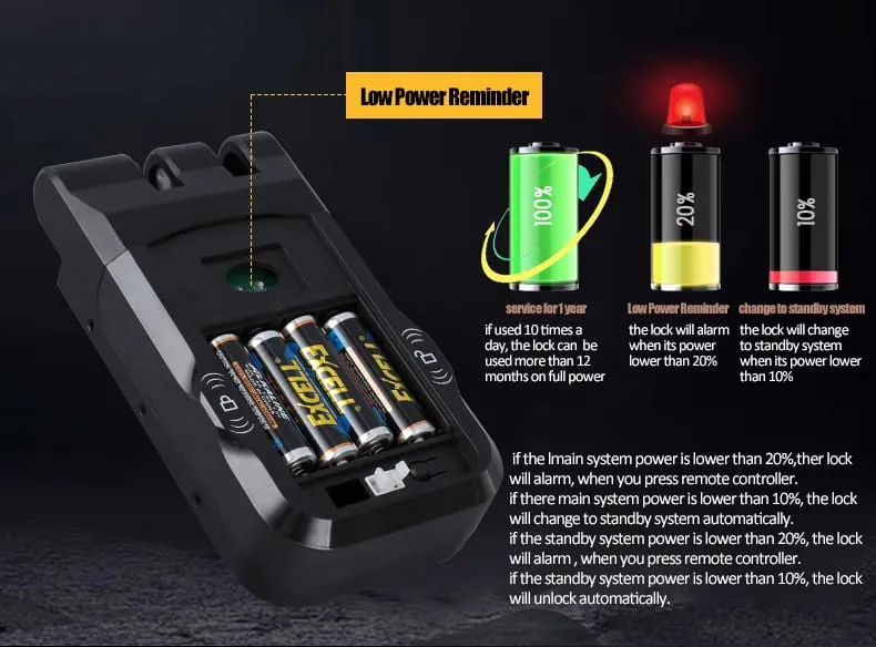 WAFU WF-026 Hidden Anti-Theft Lock — hidden remote lock, Europe hit | detail image 8