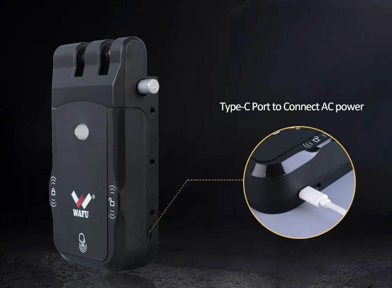 WAFU WF-026 Hidden Anti-Theft Lock — hidden remote lock, Europe hit | detail image 9