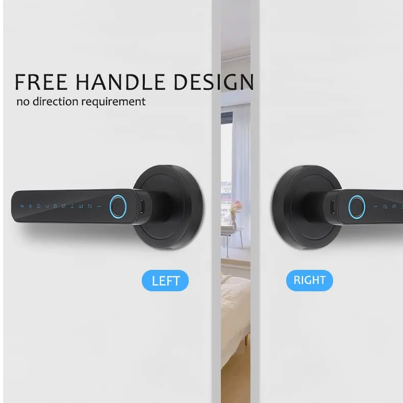 WAFU WF-F4 Fingerprint & Password Handle Lock — fingerprint password handle lock, dynamic password | detail image 10