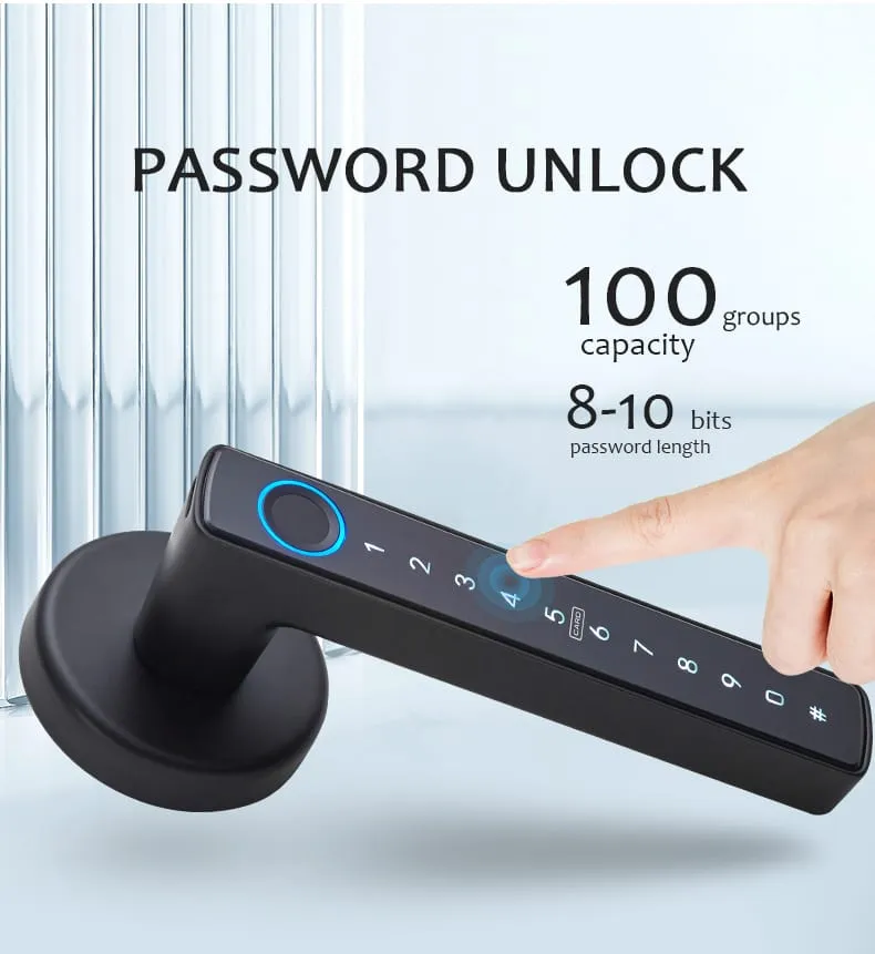 WAFU WF-F6 Fingerprint Handle Lock — fingerprint handle lock, Bluetooth door lock | detail image 14