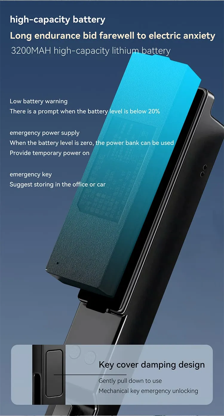 WAFU WF-H2 7-in-1 Smart Lock — smart lock, face recognition | detail image 11