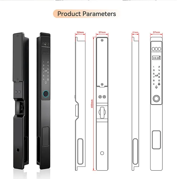 WAFU WF-H2 7-in-1 Smart Lock — smart lock, face recognition | detail image 13