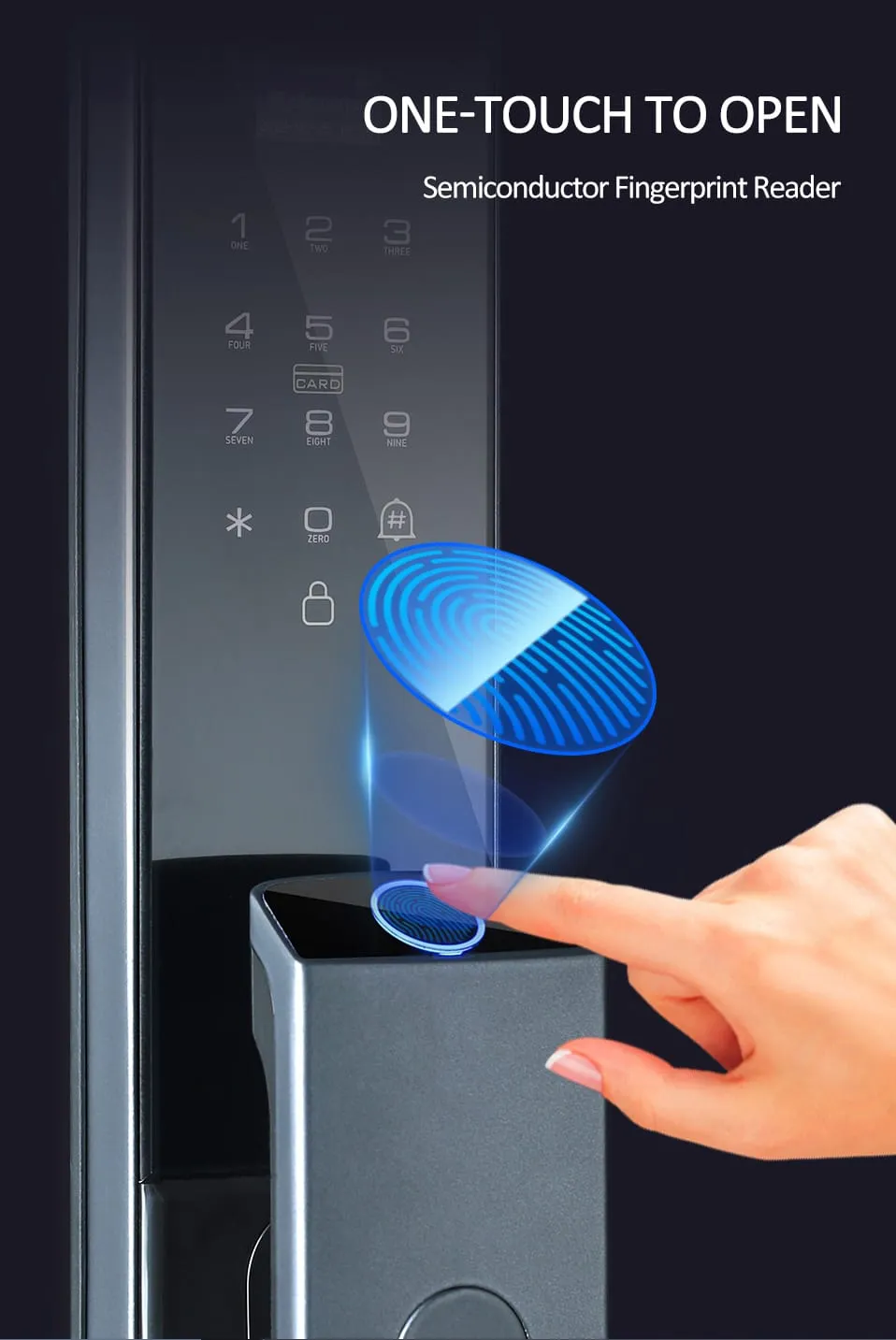 WAFU WF-MY4 3D Visual Peephole Lock — 3D face recognition, visual peephole lock | detail image 6