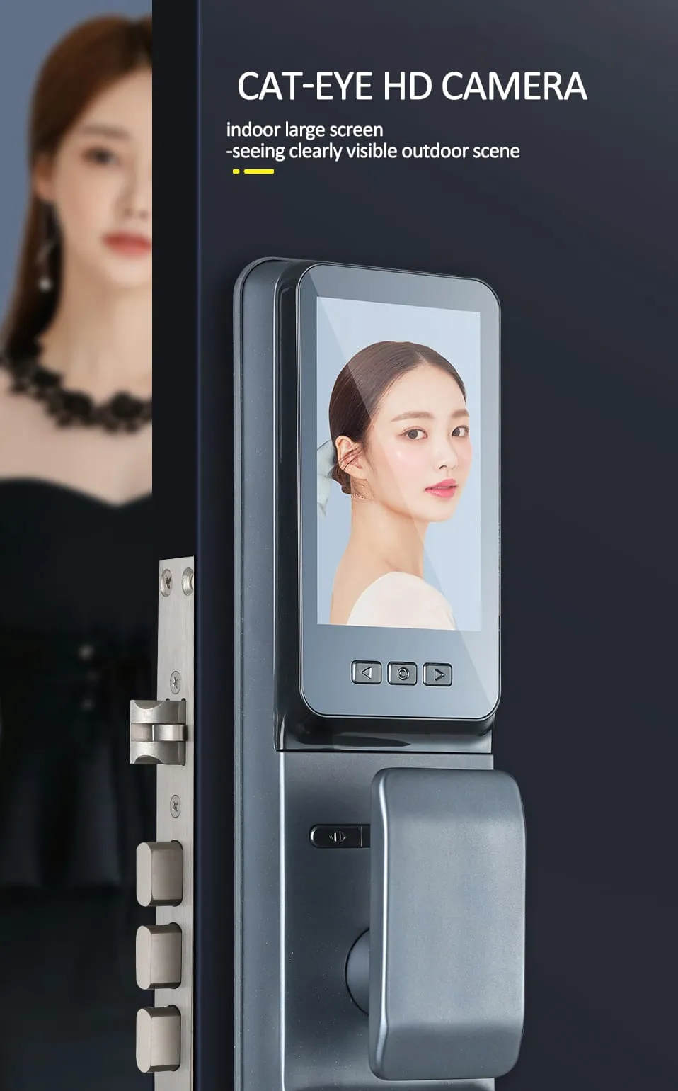 WAFU WF-MY4 3D Visual Peephole Lock — 3D face recognition, visual peephole lock | detail image 7