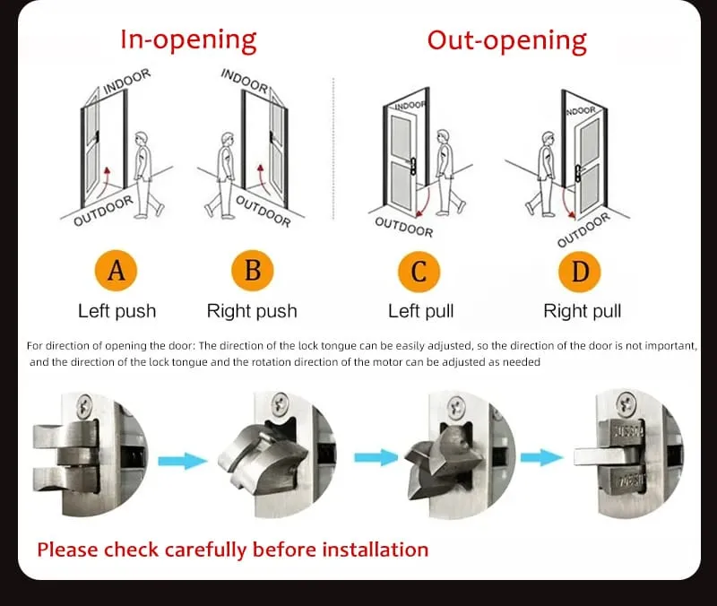 WAFU WF-MY6 3D Face & Peephole Lock — 3D face peephole lock, 26 languages | detail image 10