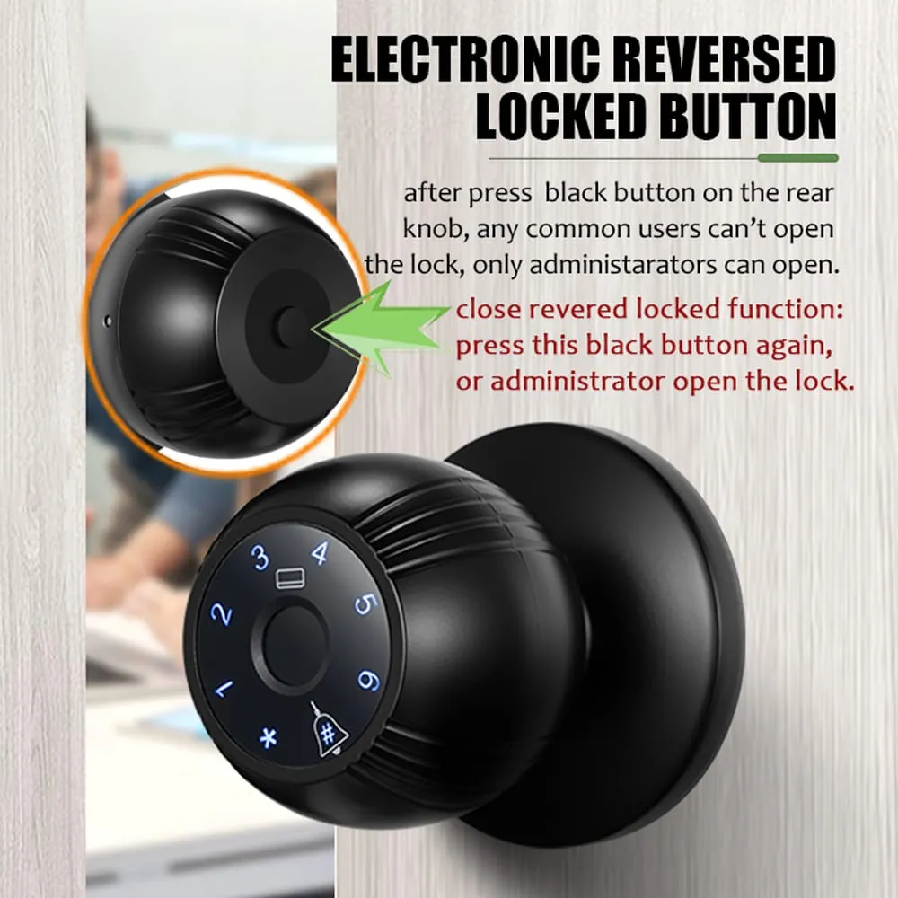 WF‑Q7 bouton intérieur de pêne électronique