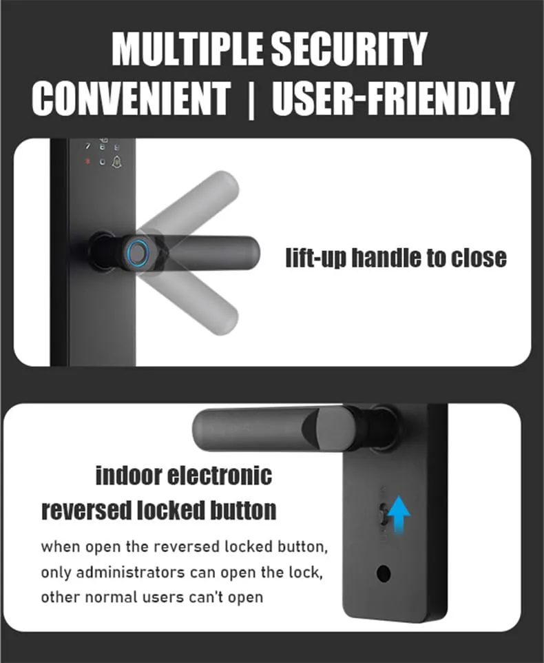 WAFU WF-X8 Smart Peephole Lock — smart peephole lock, 10-language menu | detail image 13