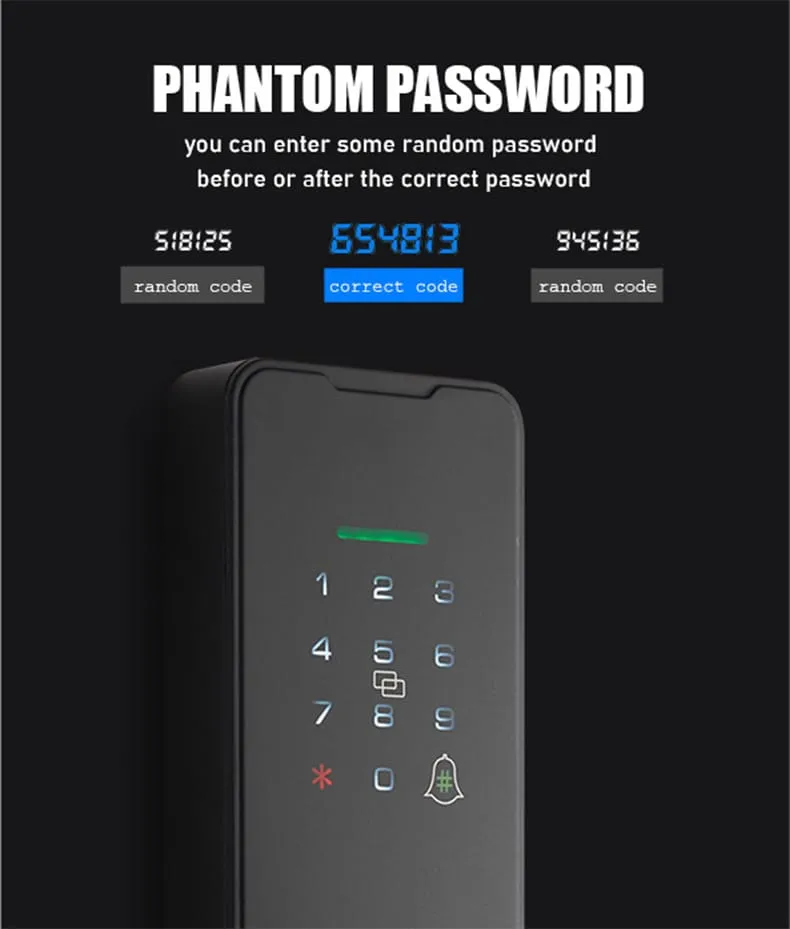 WAFU WF-X8 Smart Peephole Lock — smart peephole lock, 10-language menu | detail image 5