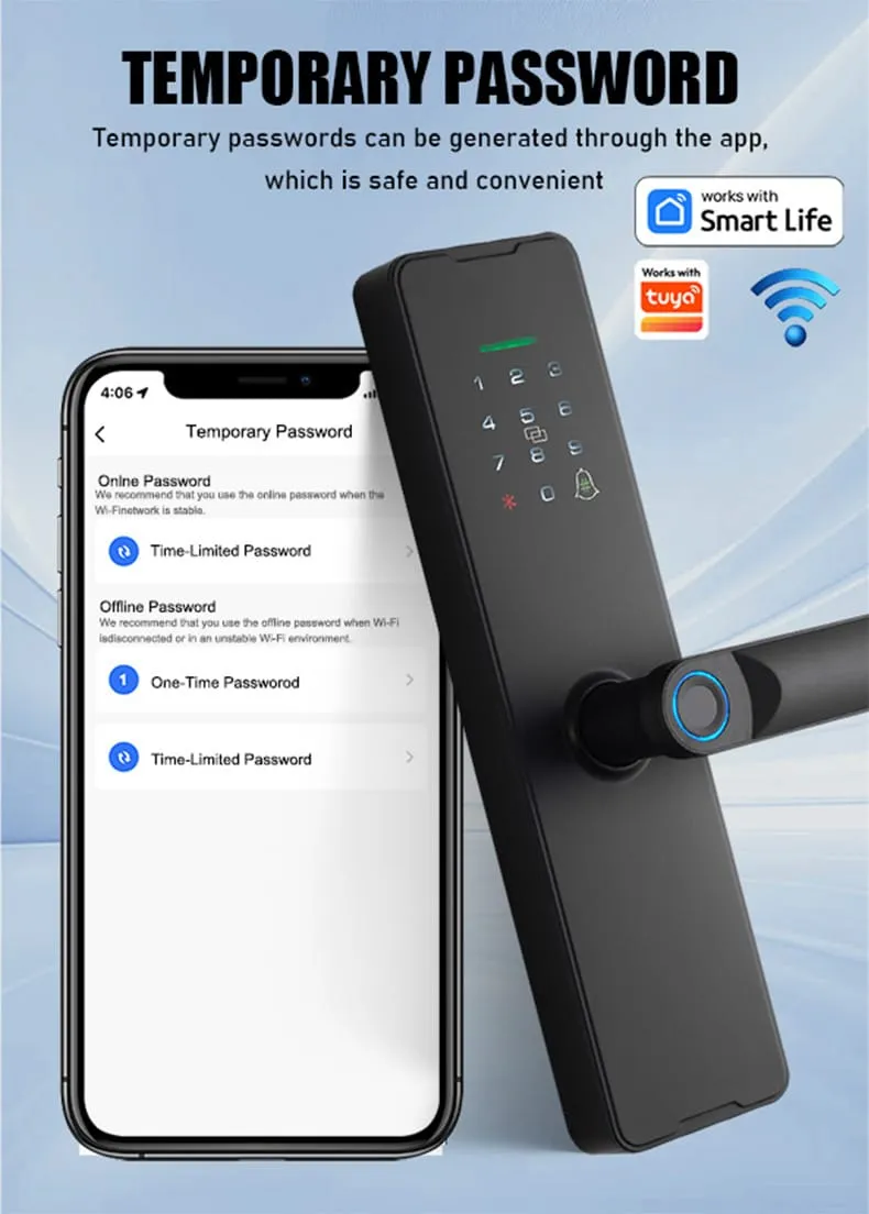 WAFU WF-X8 Smart Peephole Lock — smart peephole lock, 10-language menu | detail image 7