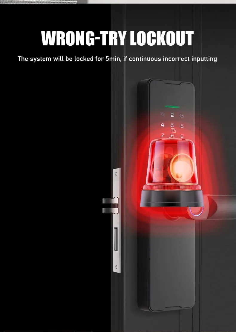 WAFU WF-X8 Smart Peephole Lock — smart peephole lock, 10-language menu | detail image 9